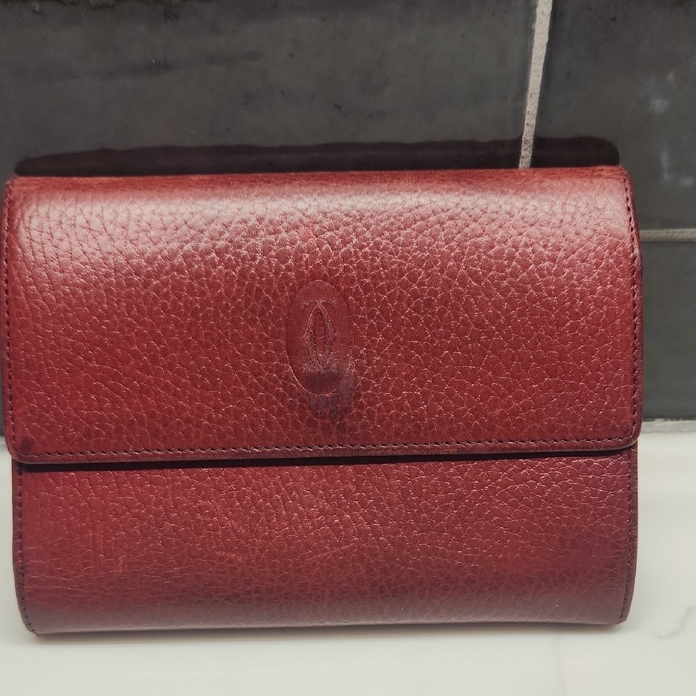 Cartier Red Leather Wallet